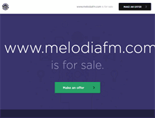 Tablet Screenshot of melodiafm.com